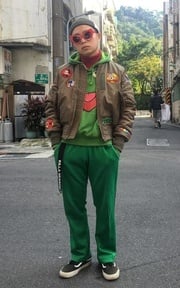 關於那天紅配綠的故事!!! 聖誕樹的感覺