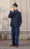 BLUEBLUE JAPAN 藍染寬褲的時尚穿搭