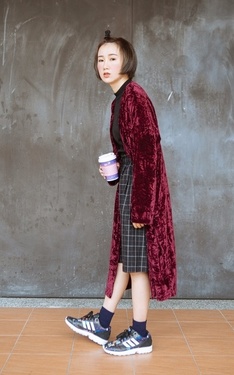 burgundy velvet