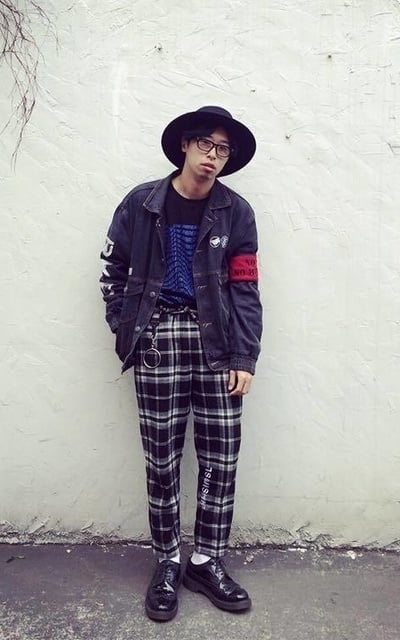 格紋與漆皮牛津之戀