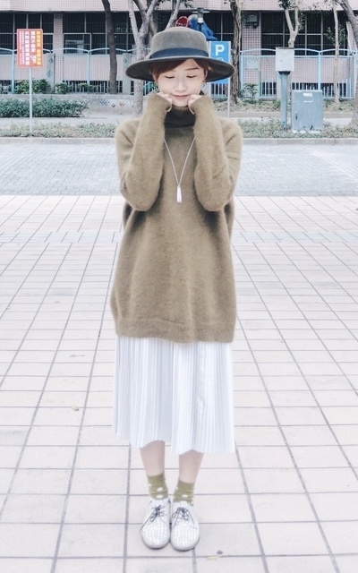 綠色系女孩