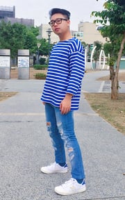 條紋清涼海洋風