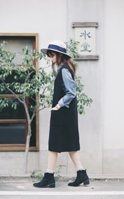 針織背心裙