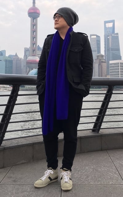 出差穿.毛帽X軍裝外套