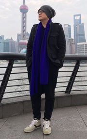 出差穿.毛帽X軍裝外套