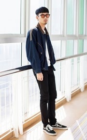 休閒外加牛仔外套