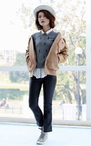 MOTHER JEANS 皮褲的穿搭