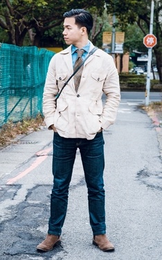 時尚穿搭：Safari Jacket