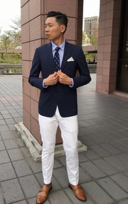 藍白經典配色