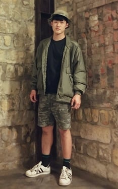 愛上軍綠的春天