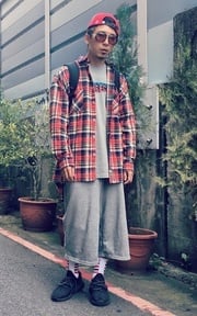 格紋襯衫