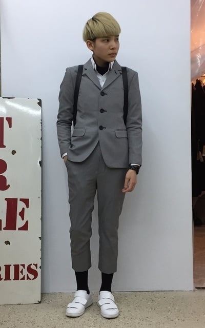 #green #acnestudios #acne #suit #and #tie #gentle。
