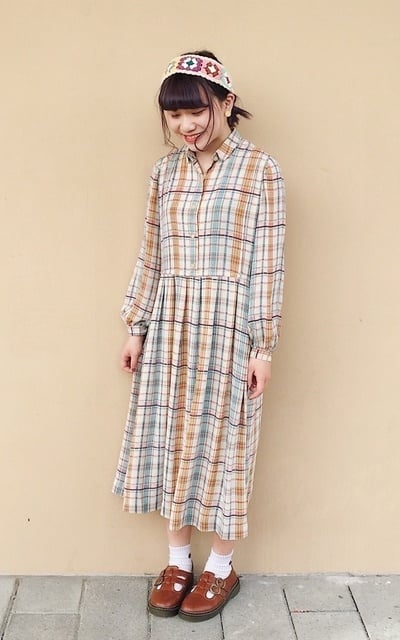 格紋vintage