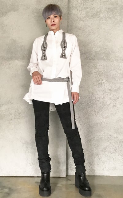 Love Sacai shirt dress
