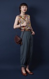 時尚穿搭：vintage coach leather bag\belt\heels 