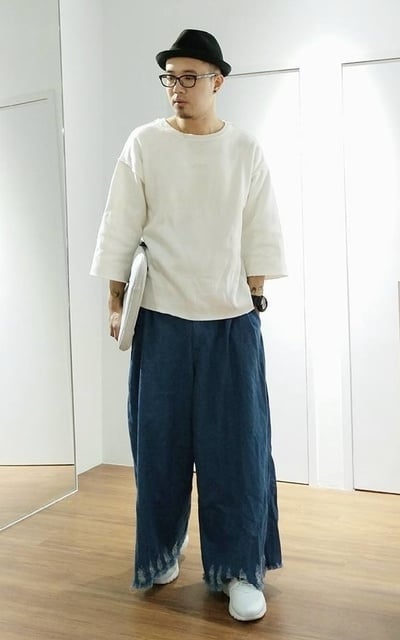 顯瘦男子