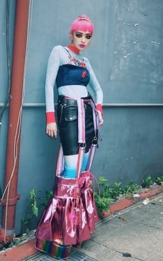 藍色