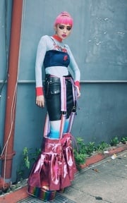 藍色