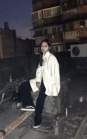 隨性黑白風穿搭