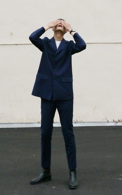 藍色的成套