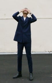 藍色的成套