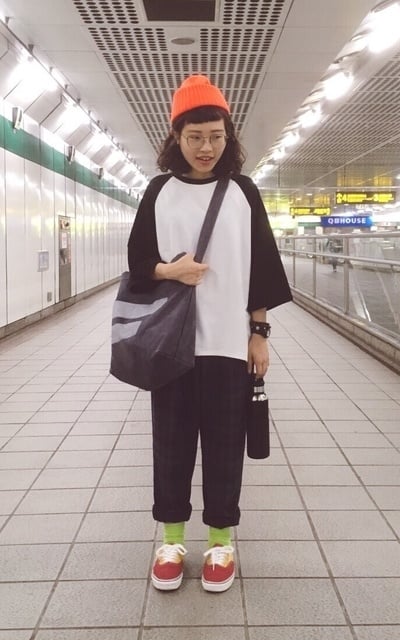 我在捷運站