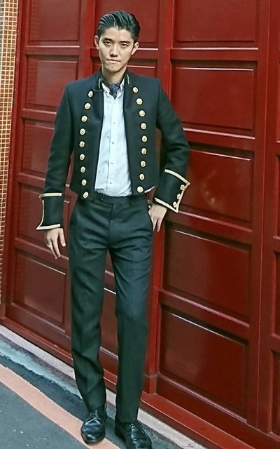 用軍服來演繹紳裝風格