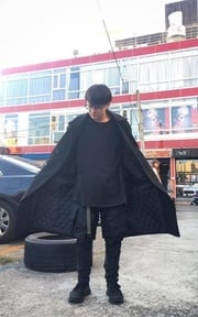 all black