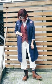 來搭白褲吧