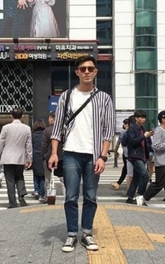 時尚穿搭：終於來到江南當歐爸。 #江南 #韓國 #Korea #Gangnam #강남 #dappei