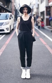 all black