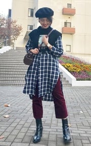 藍格紋紅酒?