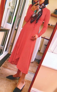 Very into wrap dresses lately. They are magical-simple but incredibly feminine.  