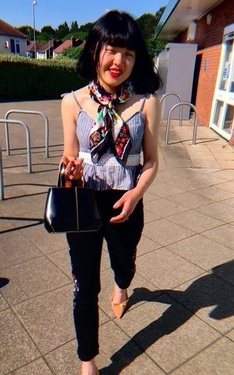 Nothing special is happening but it is sunny so everything is good. 