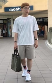 White strip
