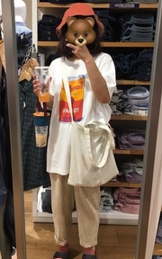 悠閒舒服的穿搭