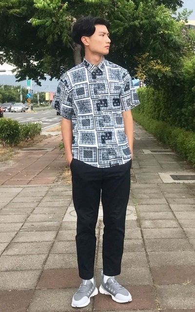 古著花襯衫