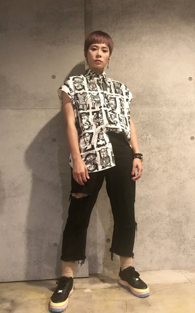 印花女