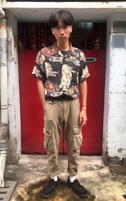 工事：和柄襯衫