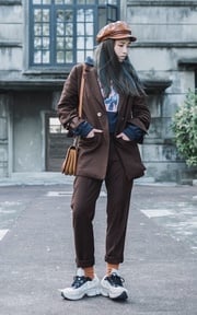 Casual Suit Look