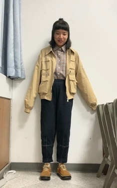 冰淇淋紅茶工裝外套