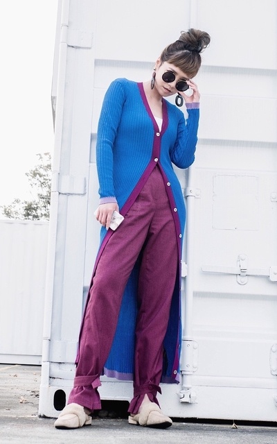 Fuchsia &Blue