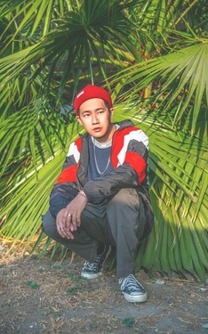 紅配綠look