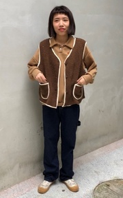 巧克力棉花糖背心