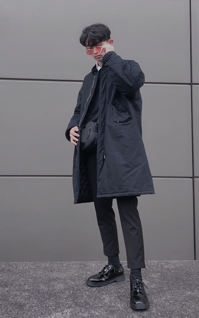 all black