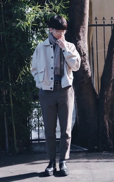 大地色穿搭