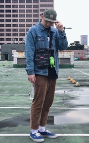 牛仔 x  燈心絨