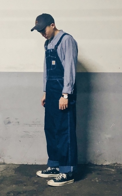 首次嘗試吊帶褲
