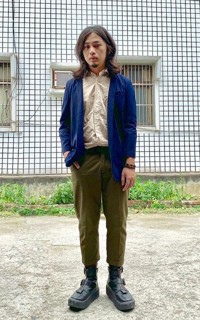 綠中藍