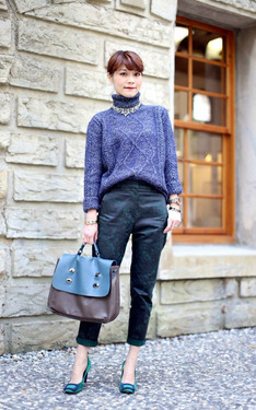 高領毛衣 ▪ Boyish chic
